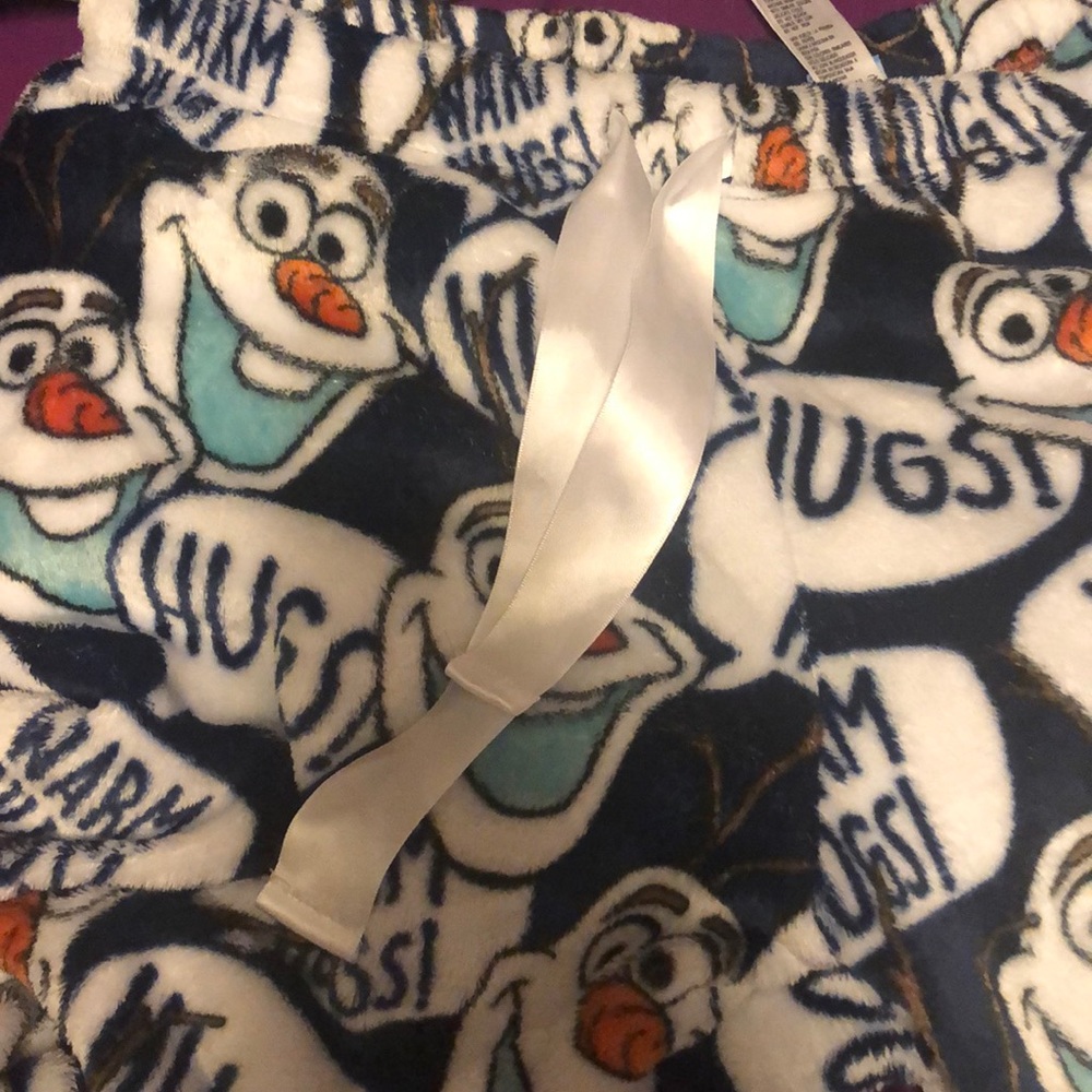Frozen pajama pants, worn 2 times